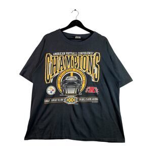 Vintage Pittsburgh Steelers AFC Champions Super Bowl XXX NFL T-Shirt XL